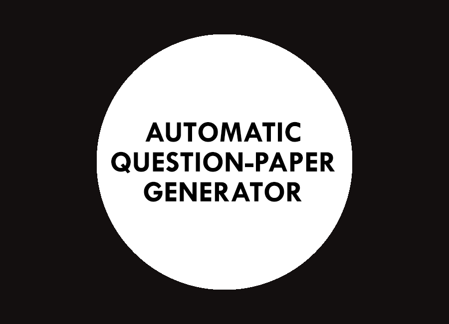 Automatic Question Paper Generator Image